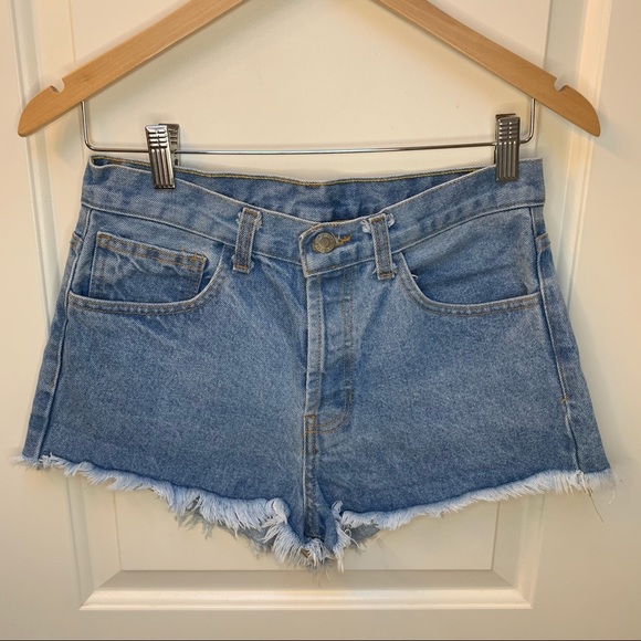 Brandy Melville denim jean high waisted shorts - Picture 14 of 14